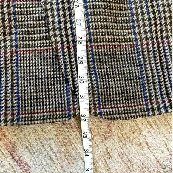 VTG SMITH'S BERMUDA Alexanders of Scotland 100% Lambswool Tweed Plaid Blazer - Picture 12 of 16
